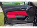 Red 2018 Acura TLX V6 SH-AWD A-Spec Sedan Door Panel