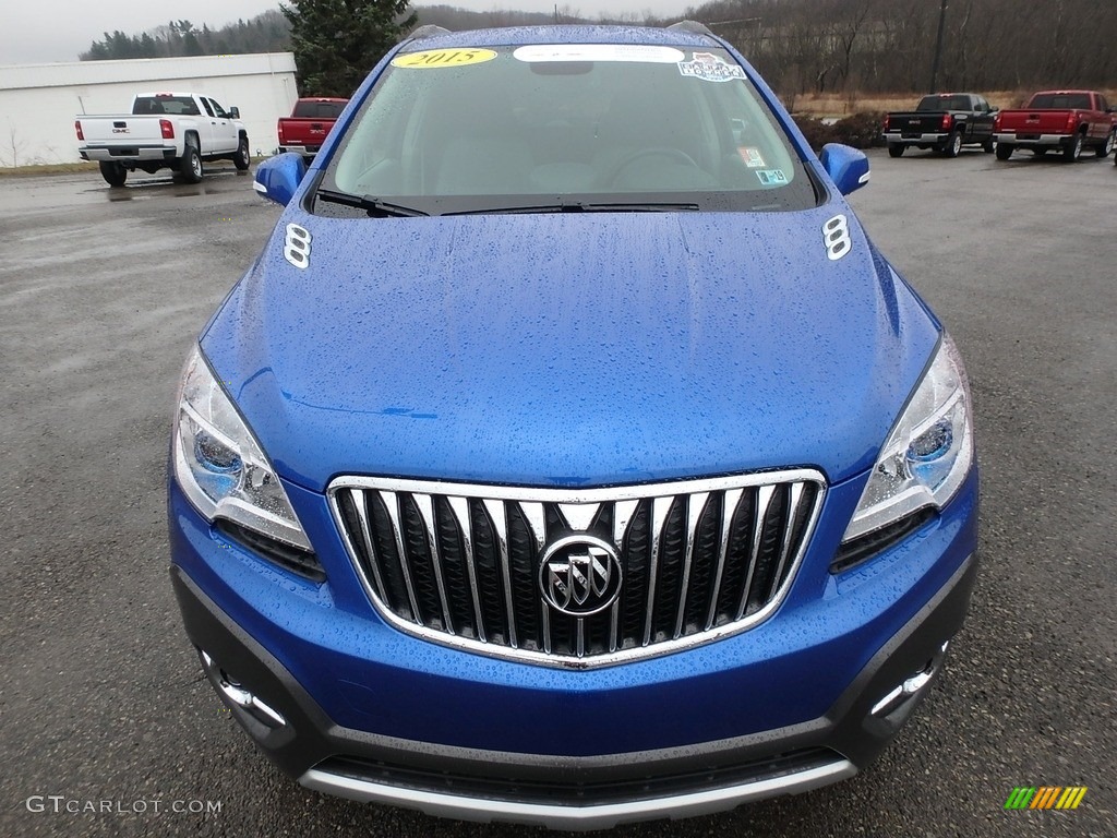 2015 Encore Convenience AWD - Brilliant Blue Metallic / Ebony photo #2