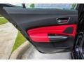 Red 2018 Acura TLX V6 SH-AWD A-Spec Sedan Door Panel