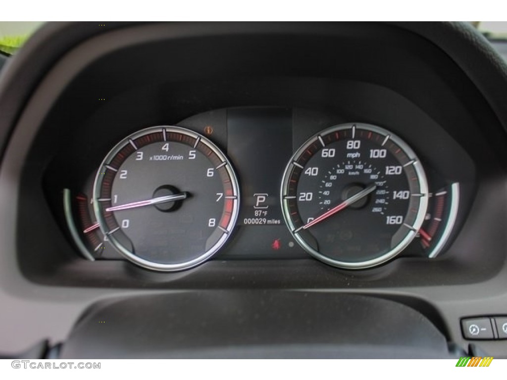 2018 Acura TLX V6 SH-AWD A-Spec Sedan Gauges Photos