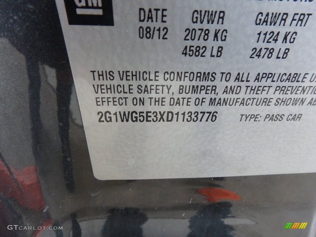 2013 Impala LT - Ashen Gray Metallic / Ebony photo #11