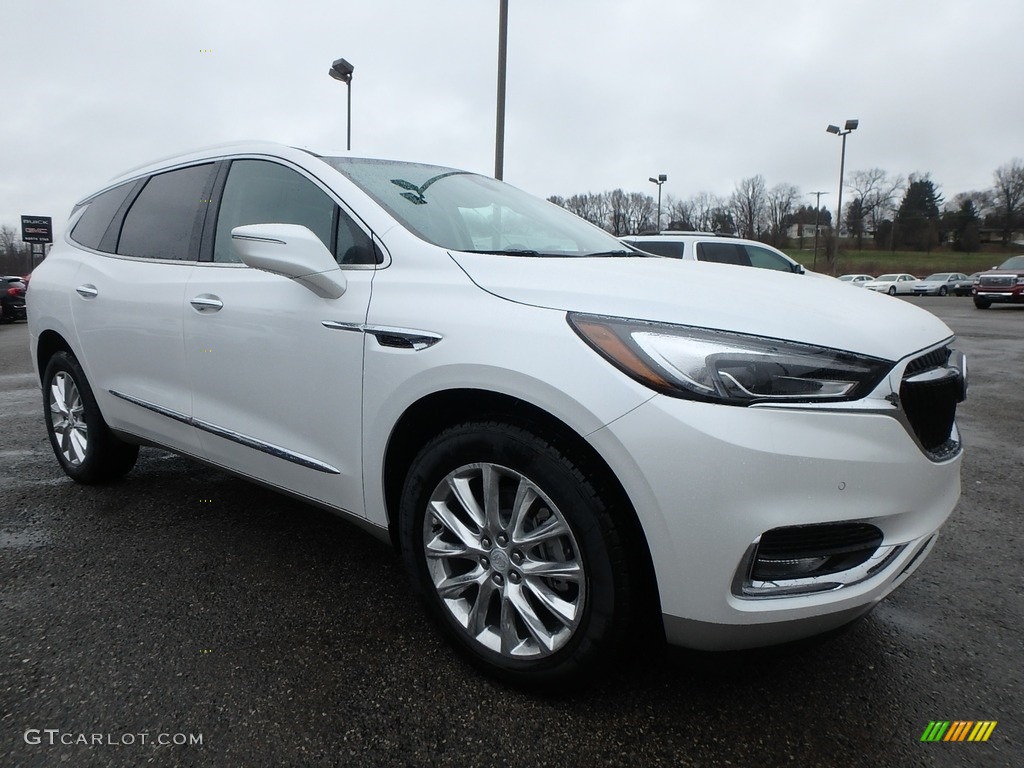 2018 Enclave Premium AWD - White Frost Tricoat / Dark Galvanized photo #3