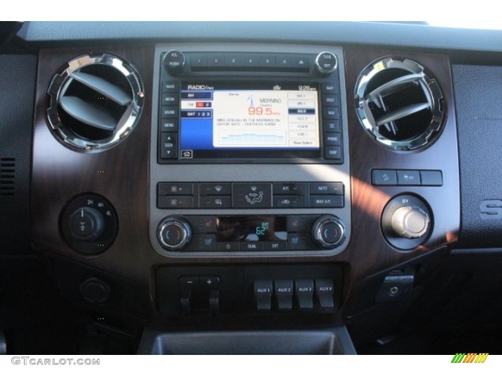 2011 F250 Super Duty Lariat Crew Cab 4x4 - Sterling Grey Metallic / Black Two Tone Leather photo #21