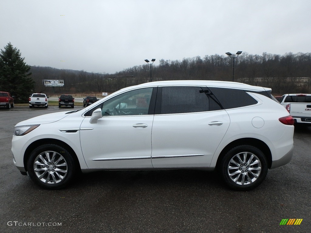 2018 Enclave Premium AWD - White Frost Tricoat / Dark Galvanized photo #8