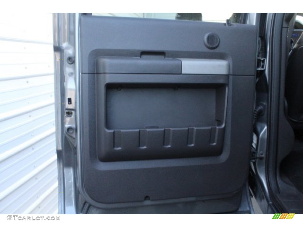 2011 F250 Super Duty Lariat Crew Cab 4x4 - Sterling Grey Metallic / Black Two Tone Leather photo #26