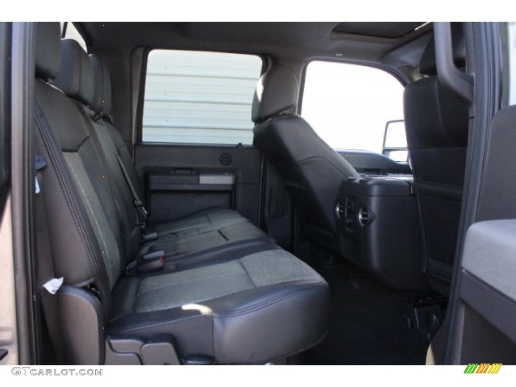 2011 F250 Super Duty Lariat Crew Cab 4x4 - Sterling Grey Metallic / Black Two Tone Leather photo #31