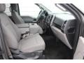 Earth Gray 2017 Ford F150 XLT SuperCrew Interior Color