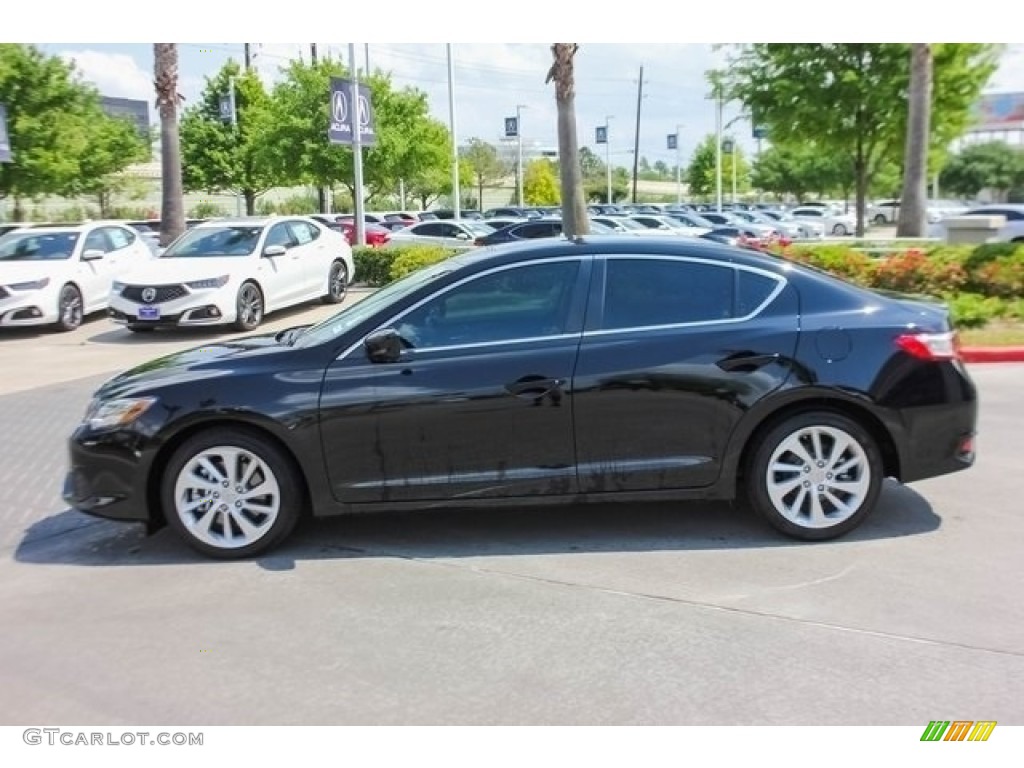 2017 ILX Technology Plus - Crystal Black Pearl / Graystone photo #4