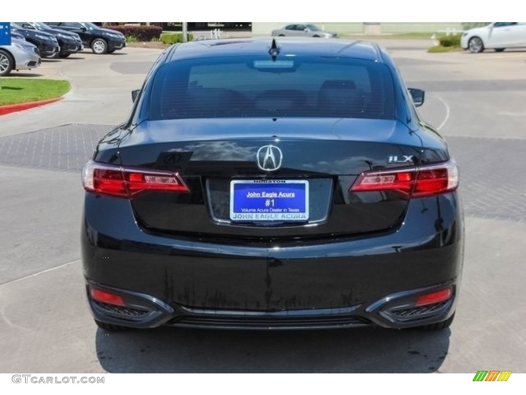 2017 ILX Technology Plus - Crystal Black Pearl / Graystone photo #6