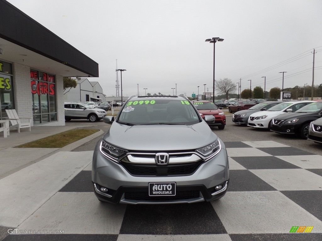 2018 CR-V Touring - Lunar Silver Metallic / Black photo #2