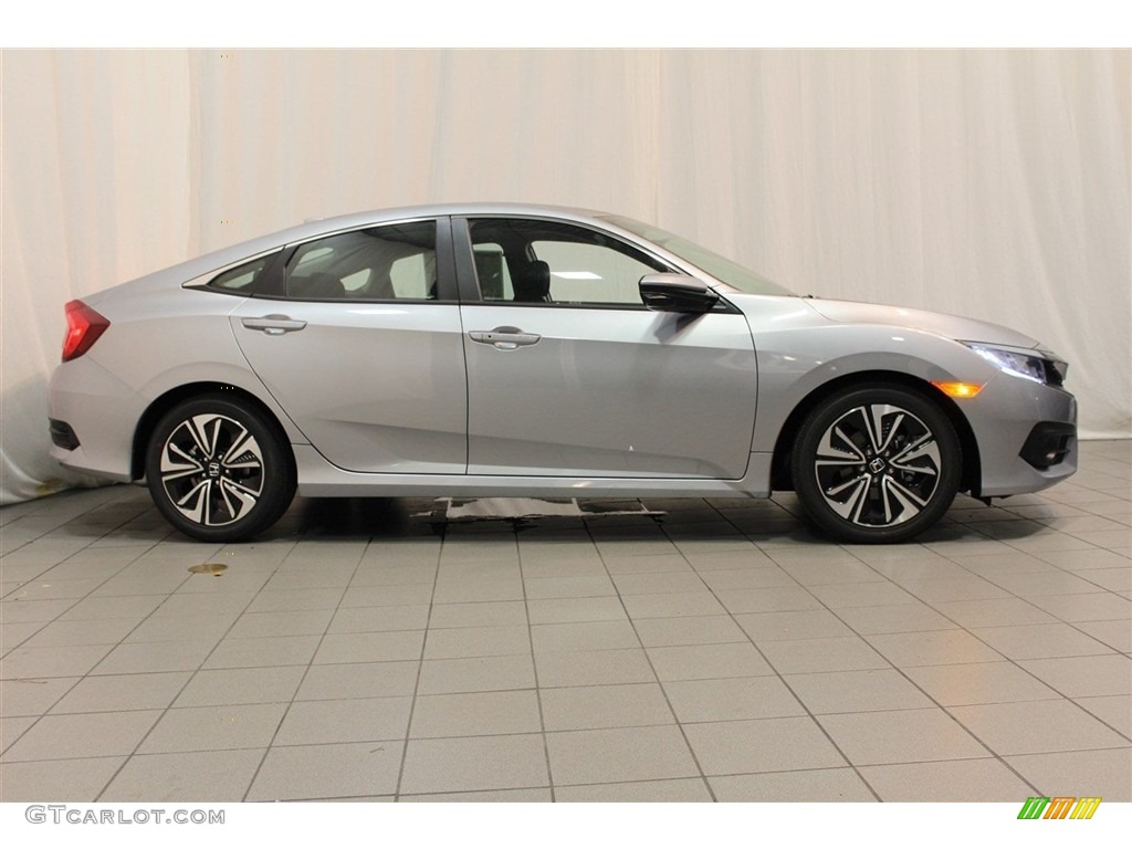 Lunar Silver Metallic 2018 Honda Civic EX-T Sedan Exterior Photo #126402768