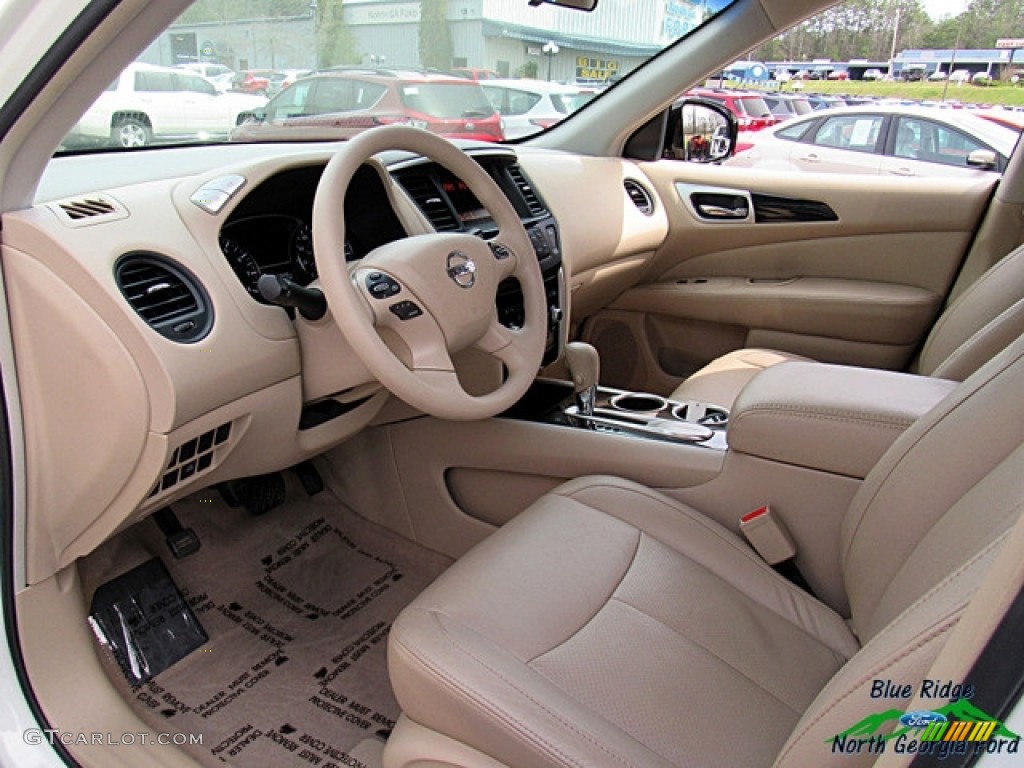 2013 Pathfinder SL - Moonlight White / Almond photo #27