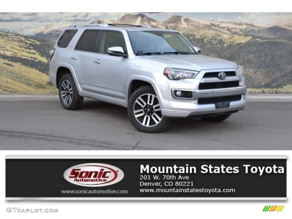 2015 4Runner Limited 4x4 - Classic Silver Metallic / Black photo #1