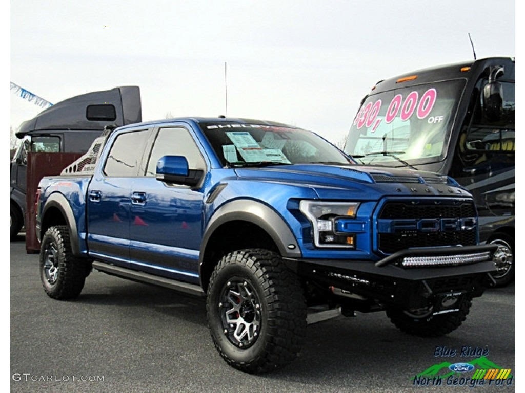 2018 F150 Shelby BAJA Raptor SuperCrew 4x4 - Lightning Blue / Shelby BAJA Black/Red photo #7