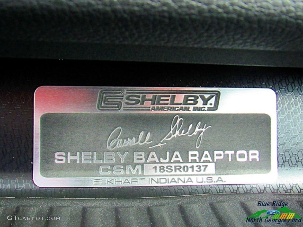 2018 F150 Shelby BAJA Raptor SuperCrew 4x4 - Lightning Blue / Shelby BAJA Black/Red photo #29