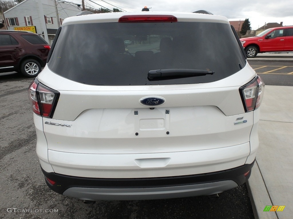 2018 Escape SE 4WD - Oxford White / Charcoal Black photo #6