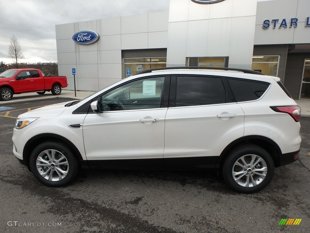 2018 Escape SE 4WD - Oxford White / Charcoal Black photo #9