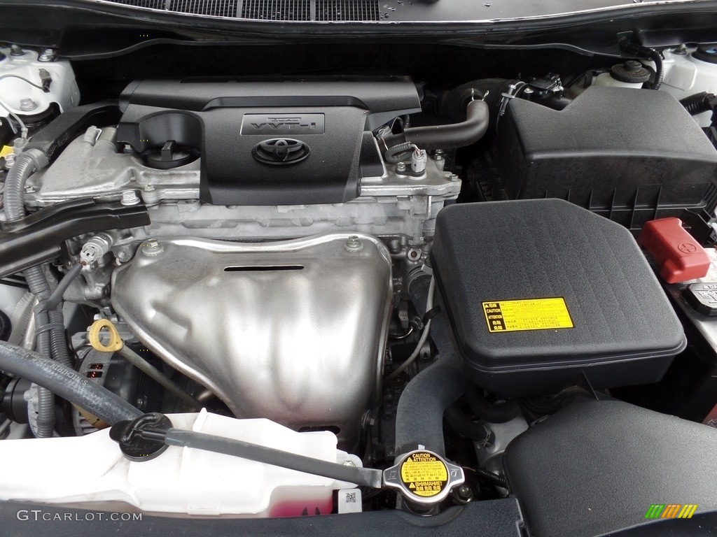 2015 Camry SE - Blizzard Pearl White / Black photo #6
