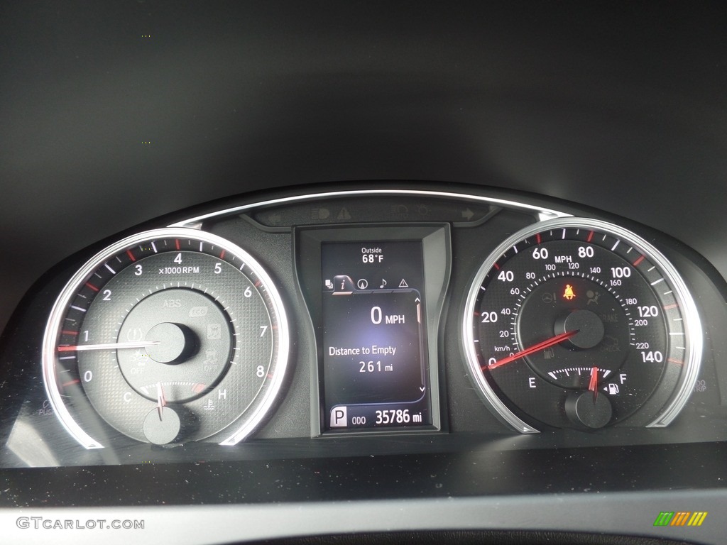 2015 Camry SE - Blizzard Pearl White / Black photo #16