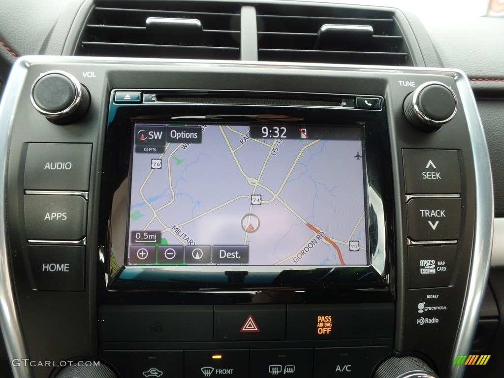 2015 Camry SE - Blizzard Pearl White / Black photo #17
