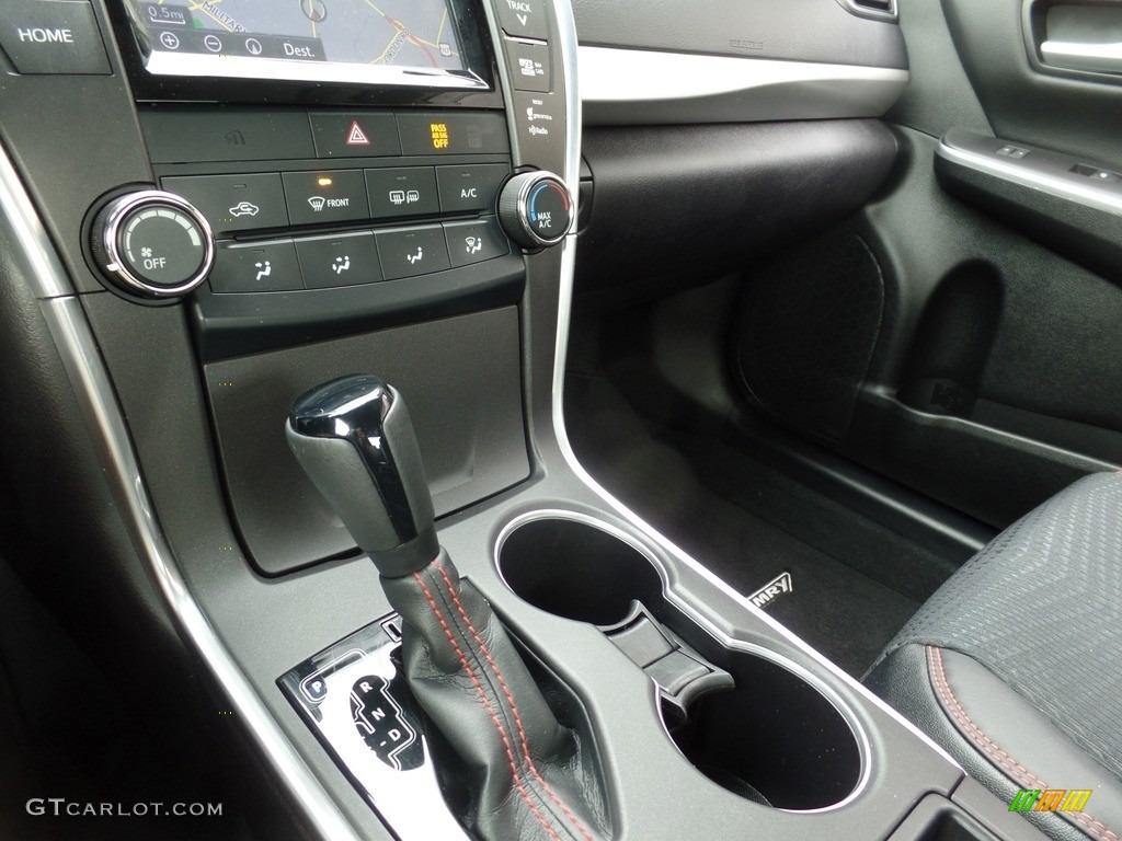 2015 Camry SE - Blizzard Pearl White / Black photo #20