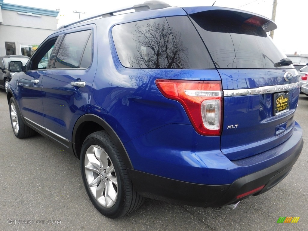 2015 Explorer XLT 4WD - Deep Impact Blue / Charcoal Black photo #4