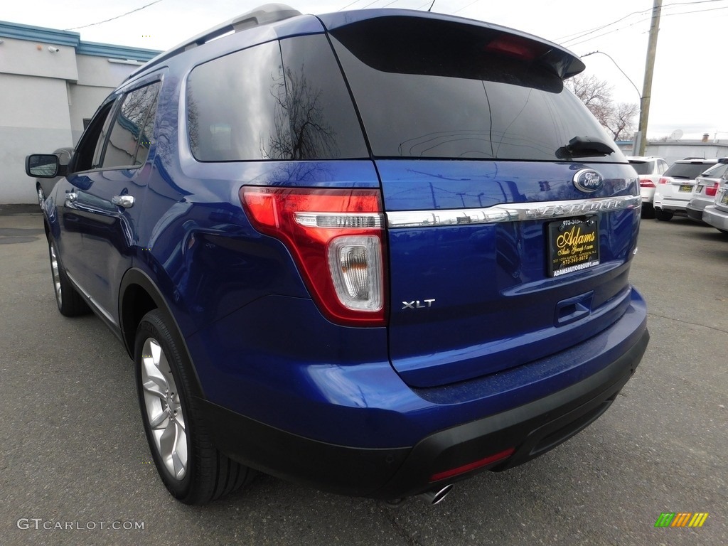 2015 Explorer XLT 4WD - Deep Impact Blue / Charcoal Black photo #5
