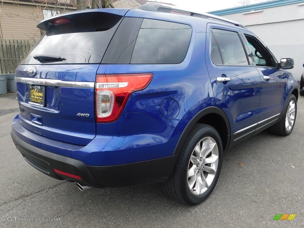 2015 Explorer XLT 4WD - Deep Impact Blue / Charcoal Black photo #8
