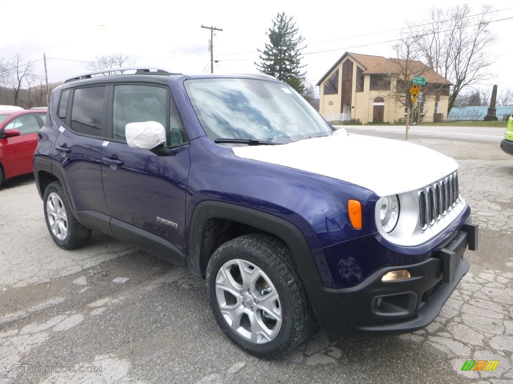 Jetset Blue 2018 Jeep Renegade Limited 4x4 Exterior Photo #126410620