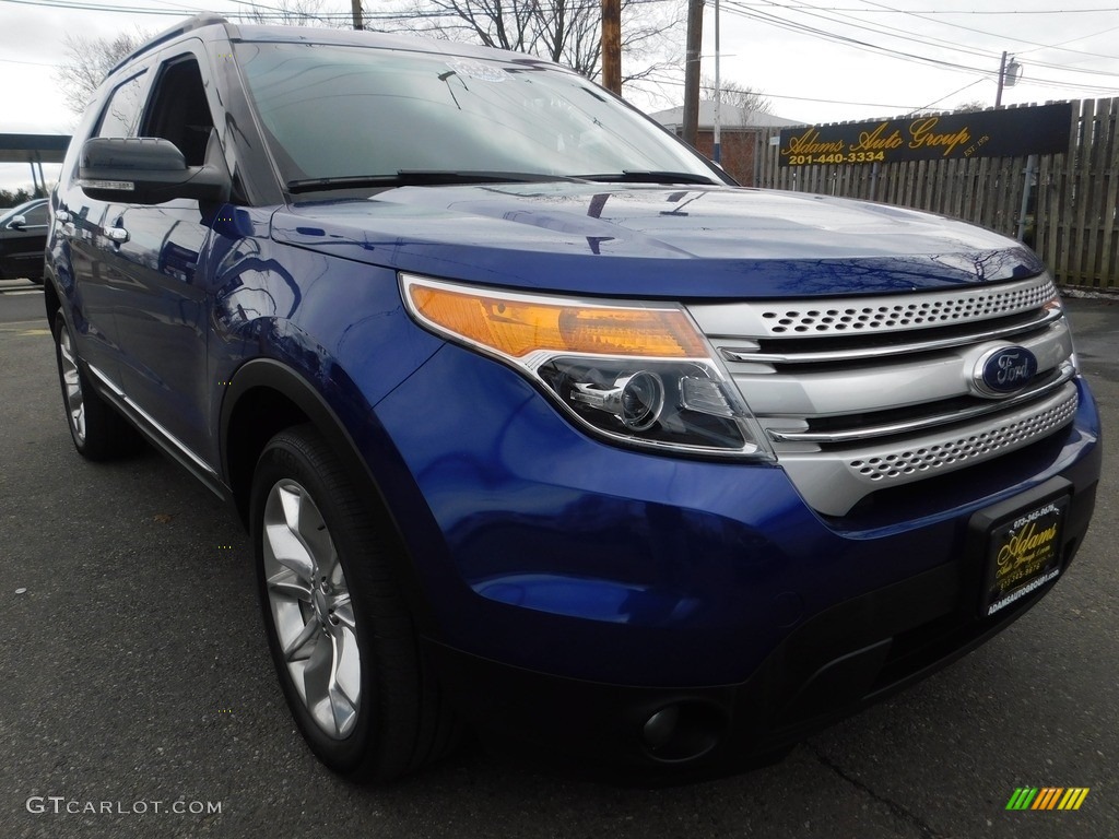 2015 Explorer XLT 4WD - Deep Impact Blue / Charcoal Black photo #11