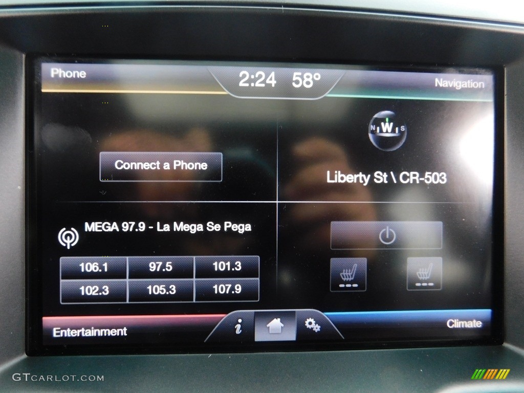 2015 Explorer XLT 4WD - Deep Impact Blue / Charcoal Black photo #46