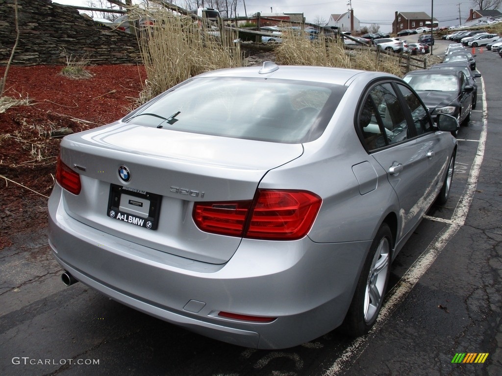 2014 3 Series 320i xDrive Sedan - Glacier Silver Metallic / Black photo #3