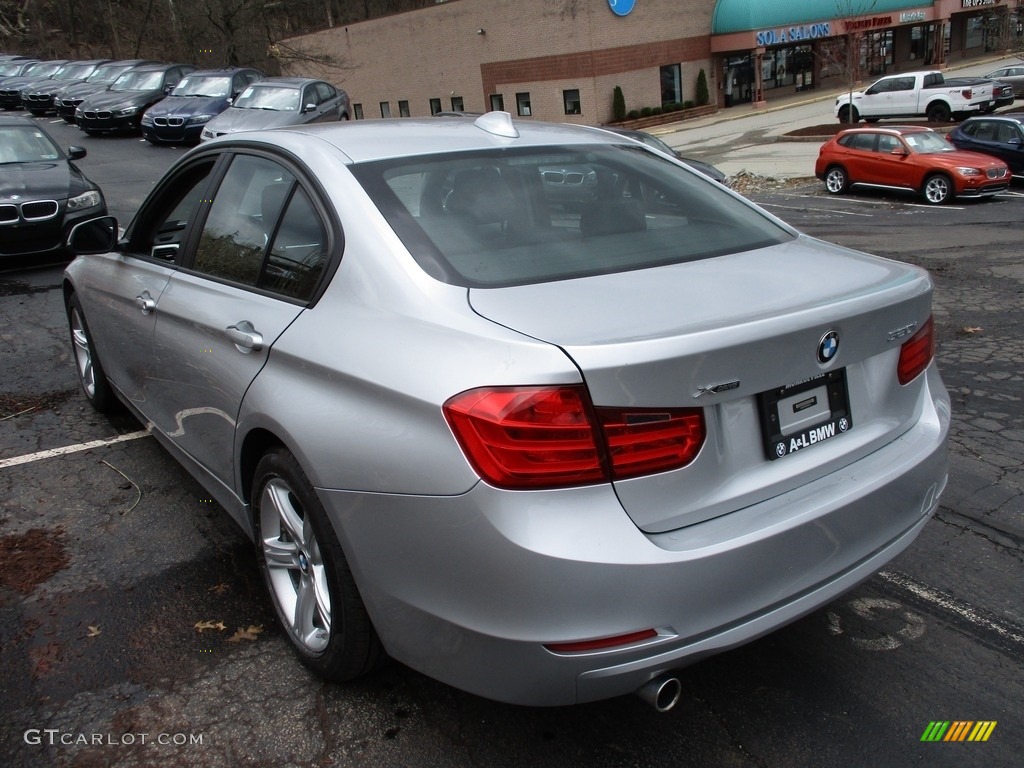 2014 3 Series 320i xDrive Sedan - Glacier Silver Metallic / Black photo #5