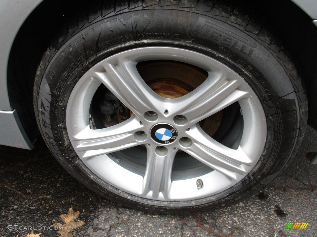 2014 3 Series 320i xDrive Sedan - Glacier Silver Metallic / Black photo #6