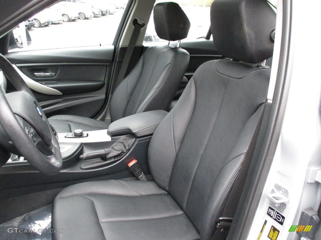 2014 3 Series 320i xDrive Sedan - Glacier Silver Metallic / Black photo #13