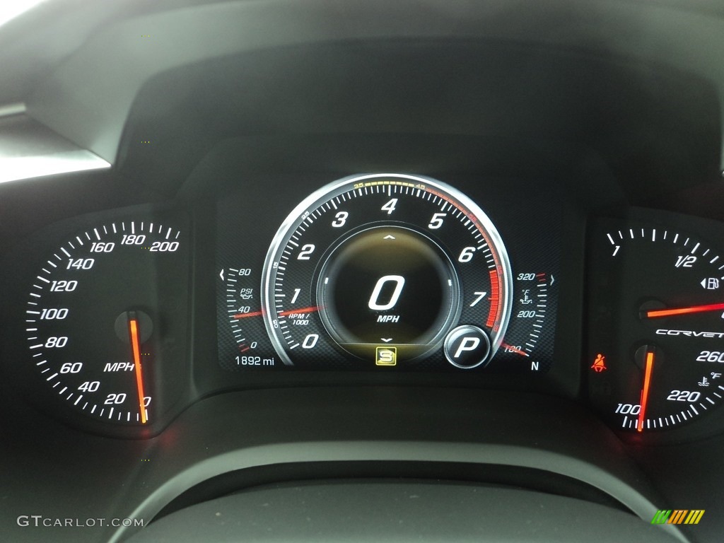 2016 Chevrolet Corvette Z06 Coupe Gauges Photo #126412669