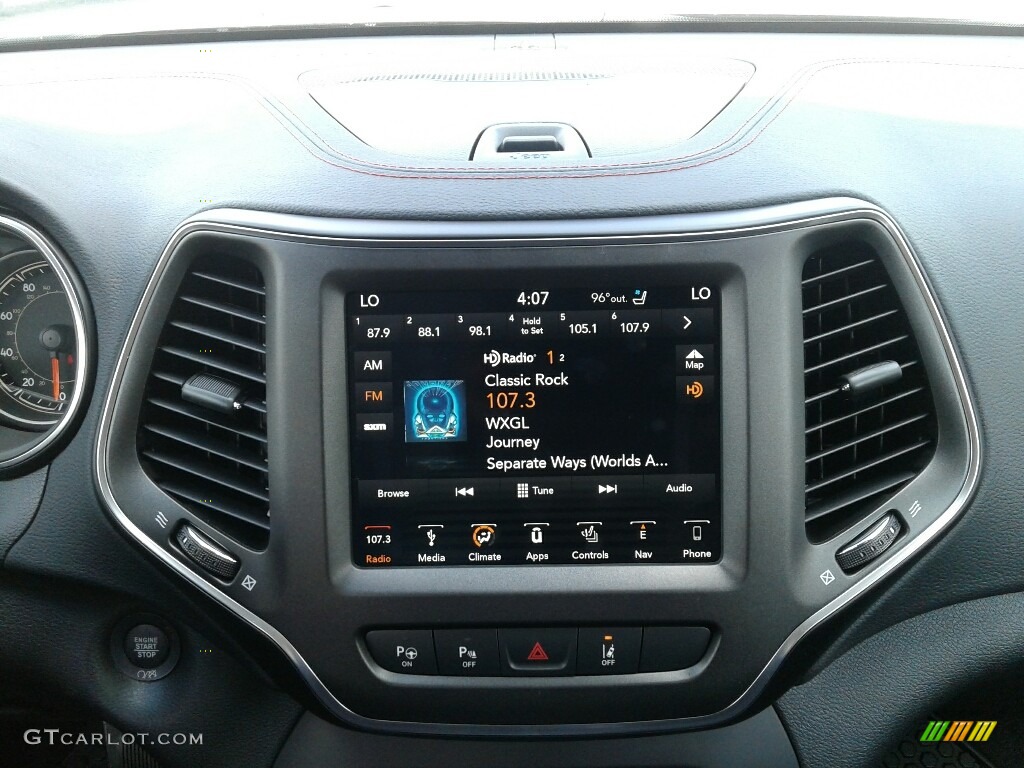 2019 Cherokee Trailhawk 4x4 - Granite Crystal Metallic / Black photo #15