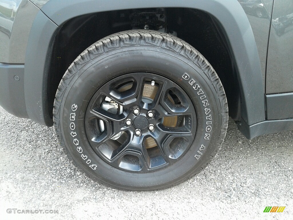 2019 Cherokee Trailhawk 4x4 - Granite Crystal Metallic / Black photo #20