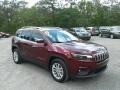 Velvet Red Pearl 2019 Jeep Cherokee Latitude Exterior