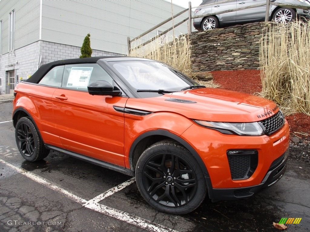 Phoenix Orange 2018 Land Rover Range Rover Evoque Convertible HSE Dynamic Exterior Photo #126415144