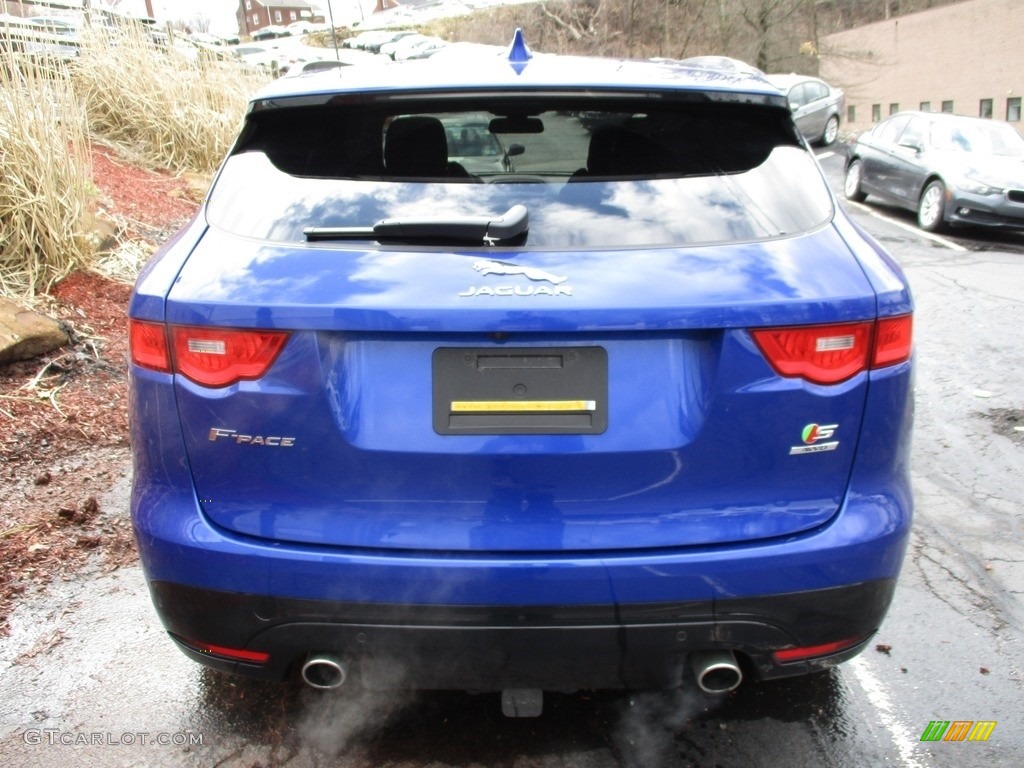 2018 F-PACE S AWD - Caesium Blue Metallic / Ebony photo #5