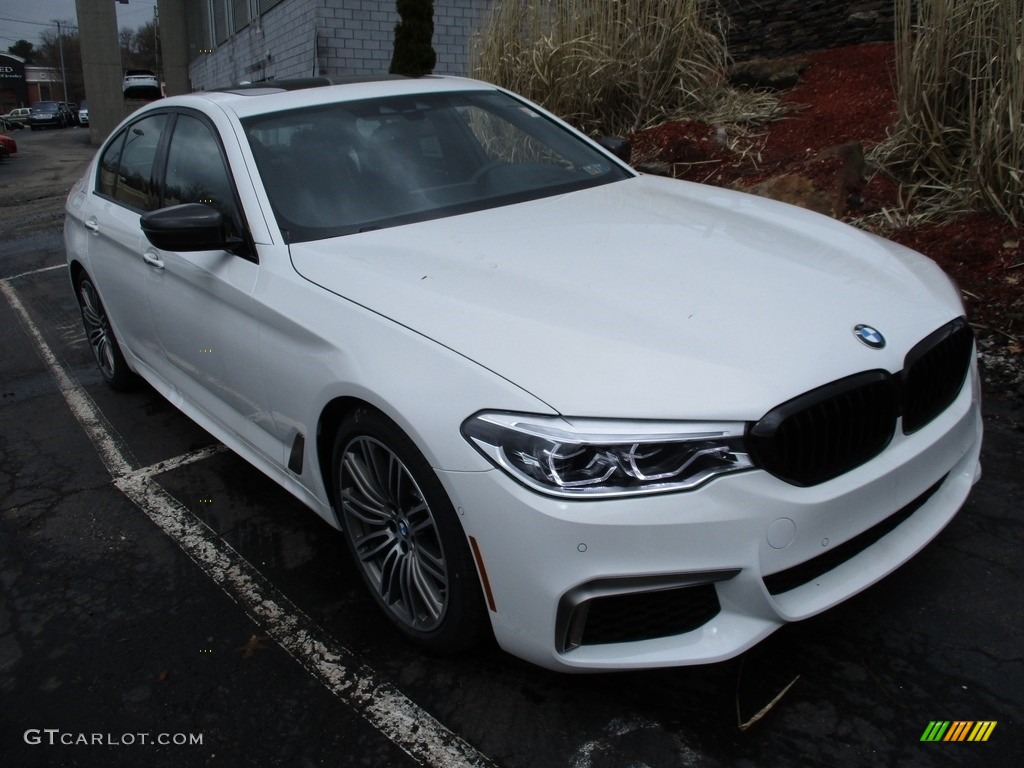 2018 5 Series M550i xDrive Sedan - Alpine White / Black photo #10