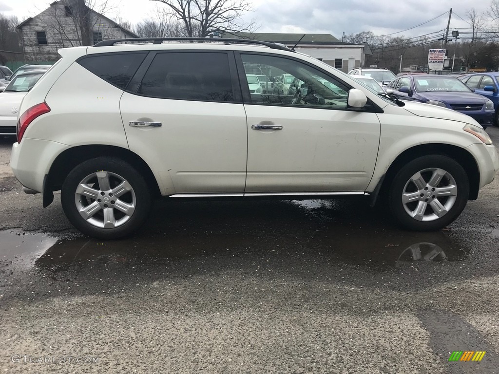 2007 Murano S AWD - Glacier Pearl White / Cafe Latte photo #6