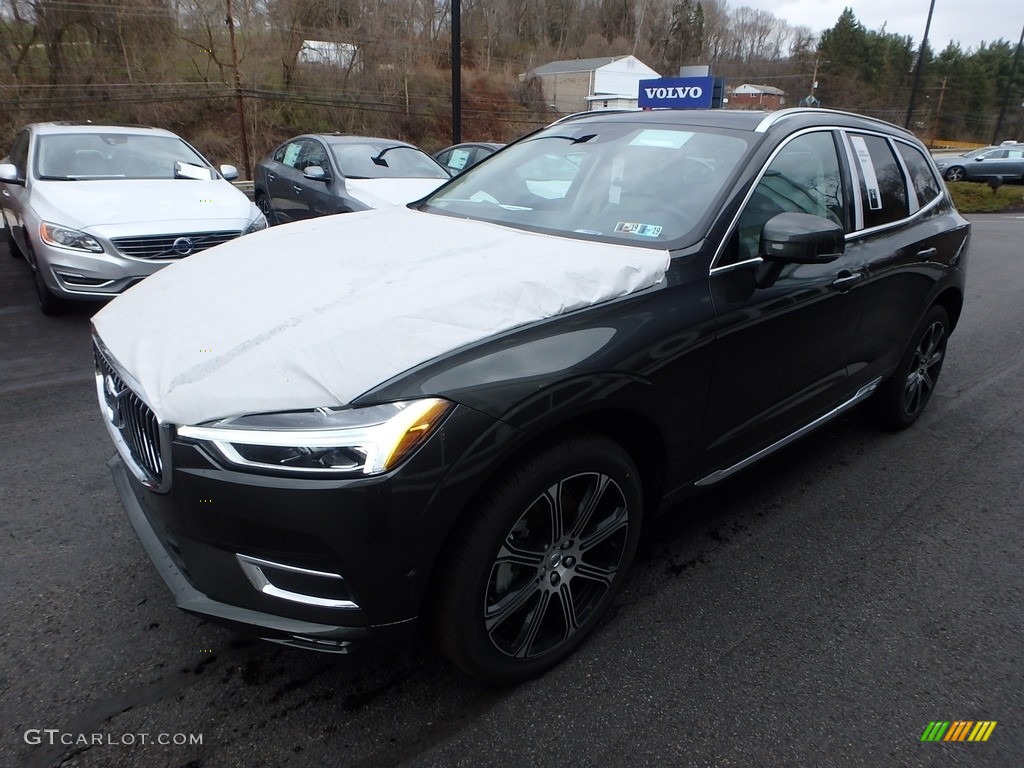 2018 XC60 T6 AWD Inscription - Pine Gray Metallic / Blonde photo #5
