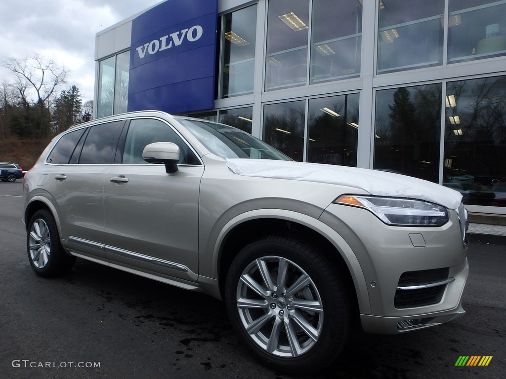 2018 XC90 T6 AWD Inscription - Luminous Sand Metallic / Blonde photo #1