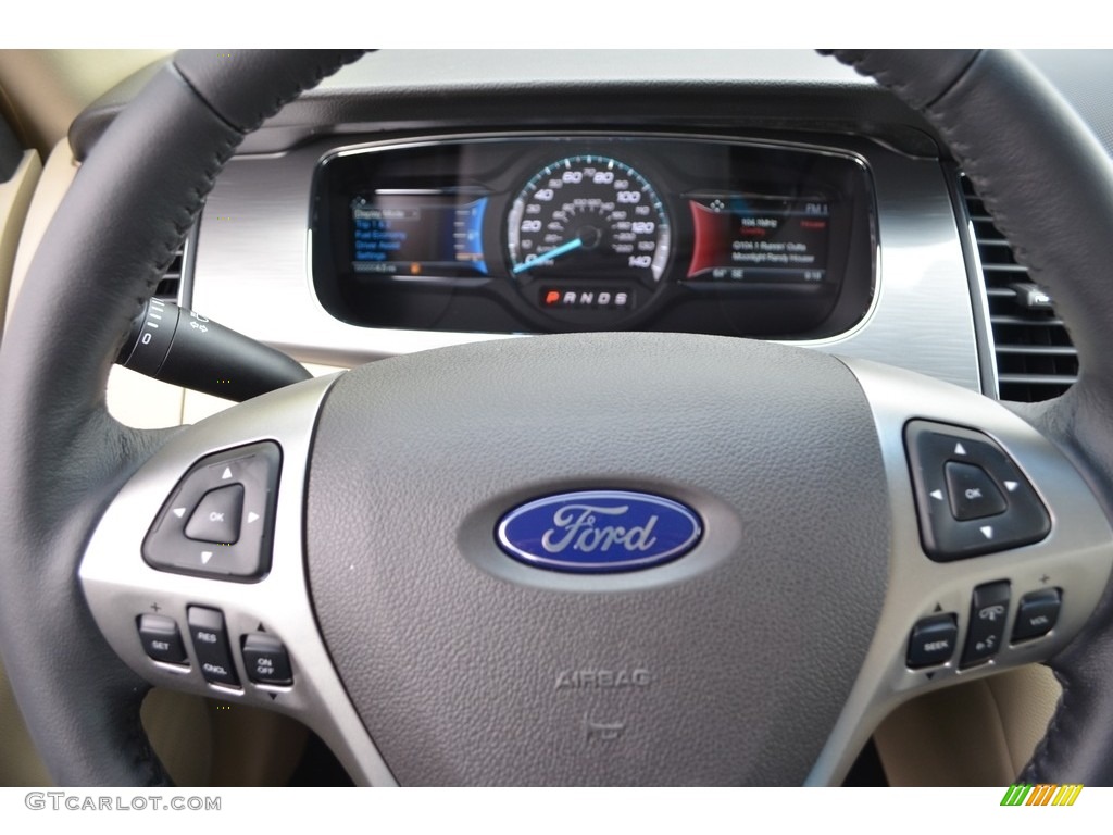 2018 Ford Taurus SEL Dune Steering Wheel Photo #126420652