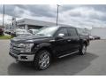 2018 Shadow Black Ford F150 Lariat SuperCrew 4x4  photo #3