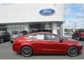 2018 Ruby Red Ford Fusion SE  photo #2