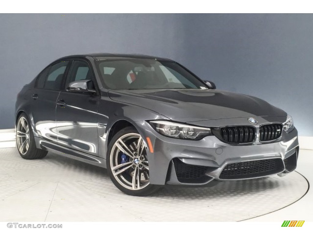 2018 M3 Sedan - Mineral Grey Metallic / Black photo #12
