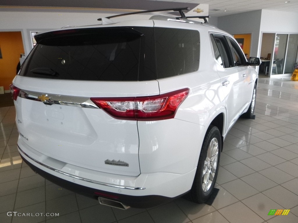2018 Traverse High Country AWD - Summit White / High Country Jet Black/Loft Brown photo #4